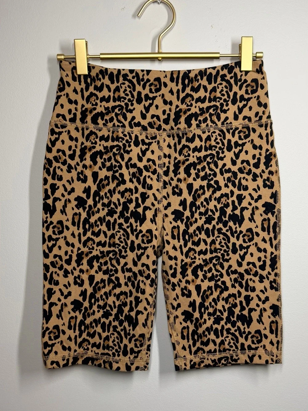 J.Crew Weekend Leopard Print Bike Shorts - S Preppy